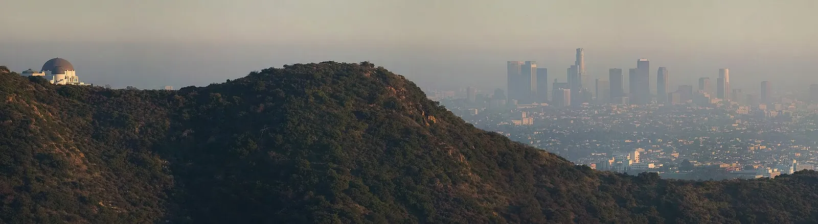 Photo: Los angeles mountains to ocean pano